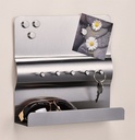 Edelstahl-Schluesselleiste-mit-Magnettafel---Ablage-Schluesselbord-Schluesselbrett-Schluesselhalter--Schluesselaufhaenger--Schluesselhaken--Magnet--Tafel--Edelstahl--Schluesselleiste--Magn.jpg