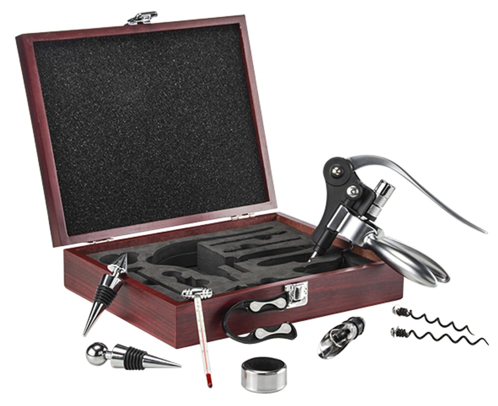 10-tlg--Wein-Set-Weinzubehoer-Barzubehoer-Korkenzieher-Sommelier-in-edler-Holzbox-Wein--Weinzubehoer--Barzubehoer--Korkenzieher--Sommelier--Holzbox--Flaschenverschluesse--Eingiesshilfe-gra.jpg