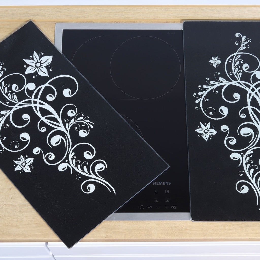2x-Herd-Abdeckplatte-Glas-Schneidebrett-Abdeckung-Induktion-Ceranfeld-schwarz-Blumendruck--Blumenmuster--Abdeckung--Herdabdeckplatten--Herd--Abdeckplatte--Glas--Schneidebrett--Herdabdecku_3.jpg