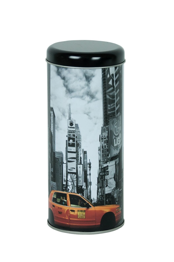 Kaffeepaddose Kaffeepad Dose Vorratsdose Kaffee Pulver Bohnen mit New York Motiv