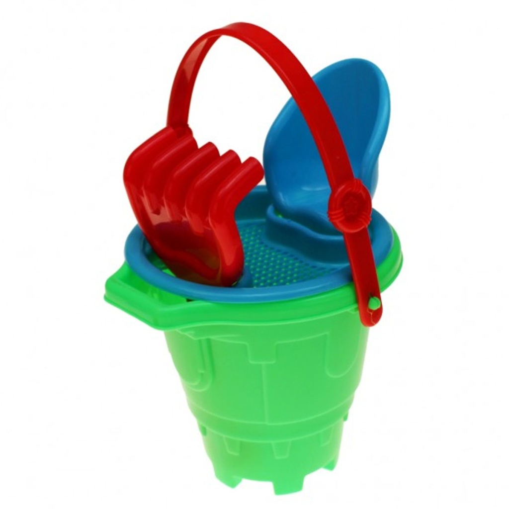Sandspielzeug Burgformen Eimer Schaufel Sandkasten 8 Teile