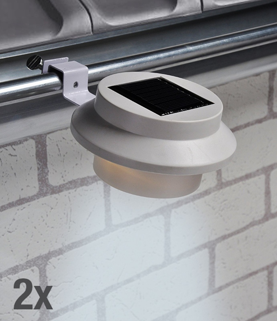 LED Solar Dachrinnenleuchte