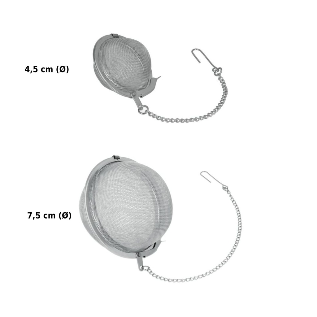 Teeei Gewürzkugel Edelstahl mit Kette