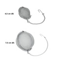 Teeei Gewürzkugel Edelstahl mit Kette