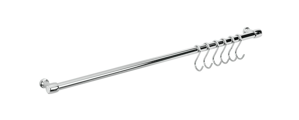 Relingleiste Hängeleiste Küchenleiste Hakenleiste Leiste mit 6 Haken