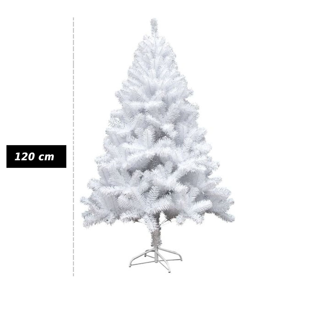 Künstlicher Weihnachtsbaum Weiß 90-210cm