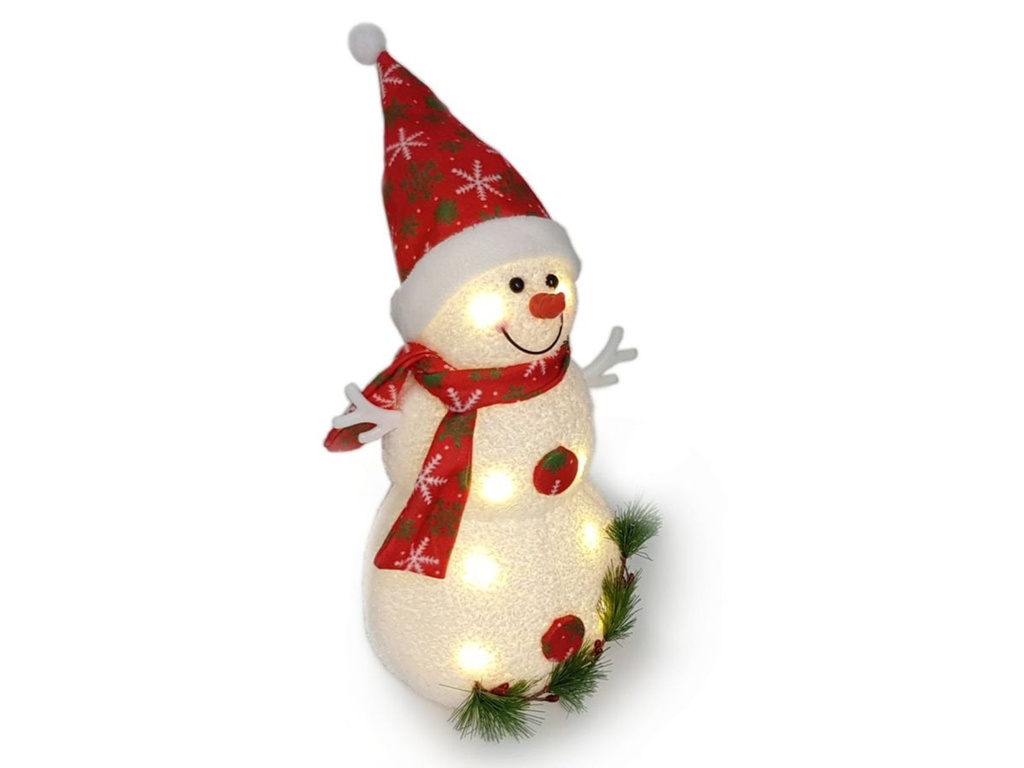 LED Schneemann Weihnachtsdeko Fensterdeko