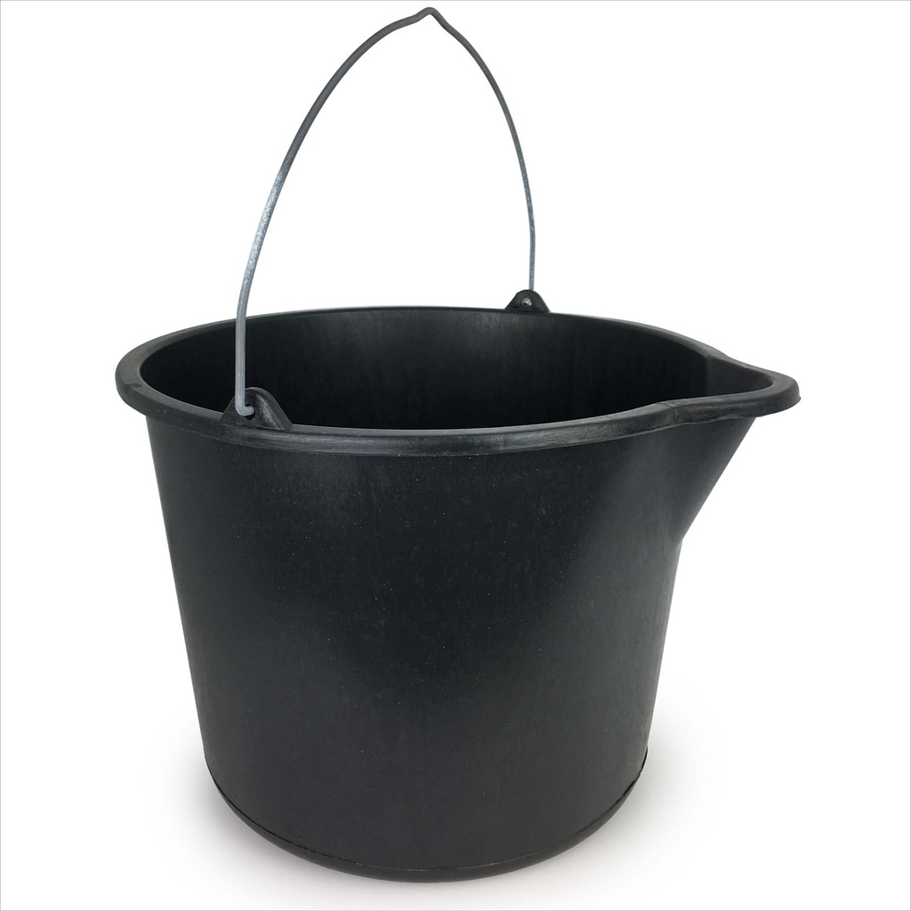 Baueimer 12 Liter mit Ausguss und Skala