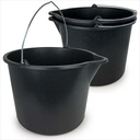 Baueimer 12 Liter mit Ausguss und Skala