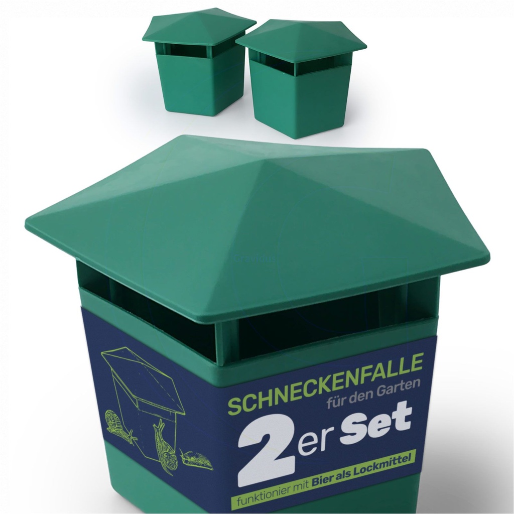 Schneckenfalle Set Schneckenschutz Garten