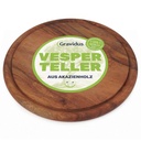 Vesperteller aus Akazienholz – stilvoll & funktional