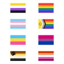 Pride LGBTQ+ Flagge 150x90cm mit Ösen – 8 Varianten zur Auswahl