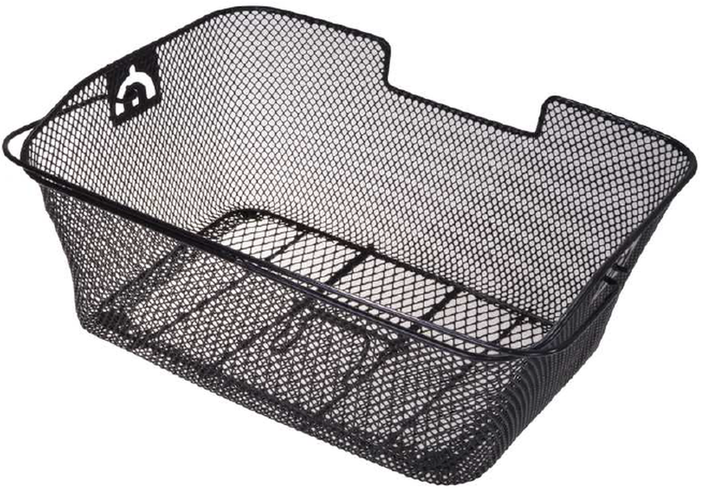 Fahrradkorb Gepäckträger hinten schwarz