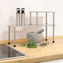 2tlg. Designer Küchenregal – Modern und praktisch