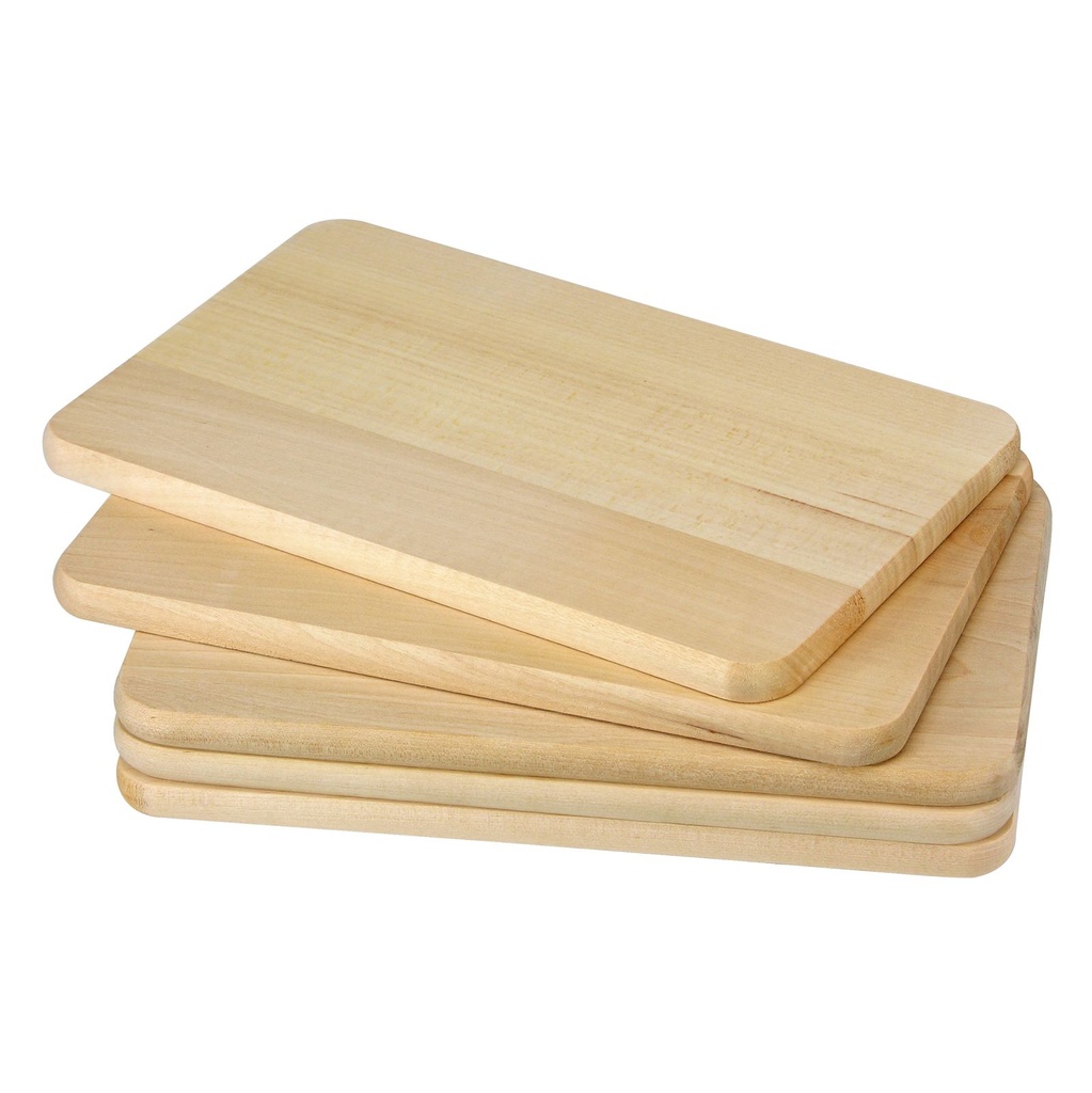 5x Frühstücksbrettchen Holz