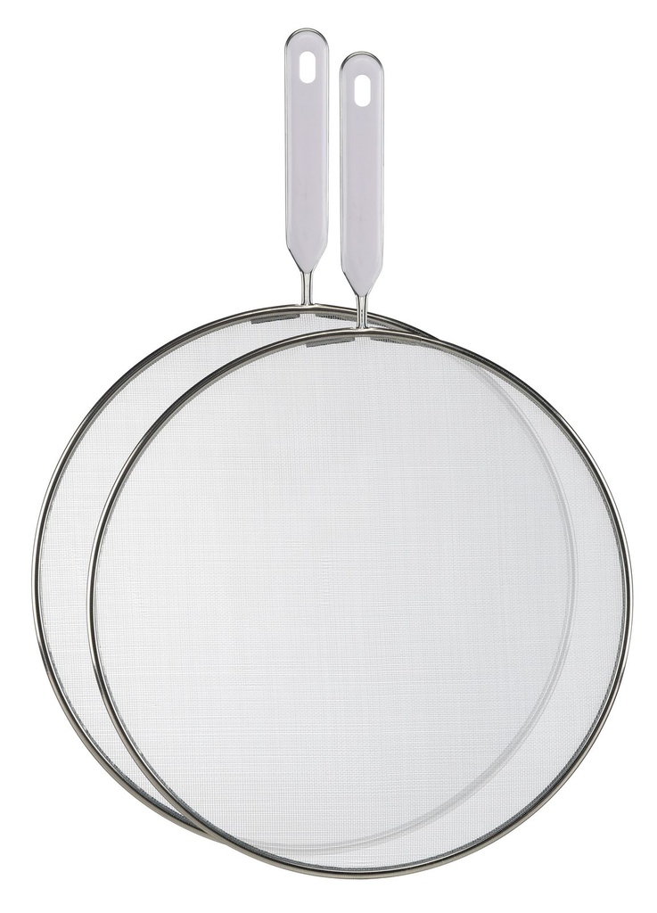 2er Set Pfannen Spritzschutz Deckel