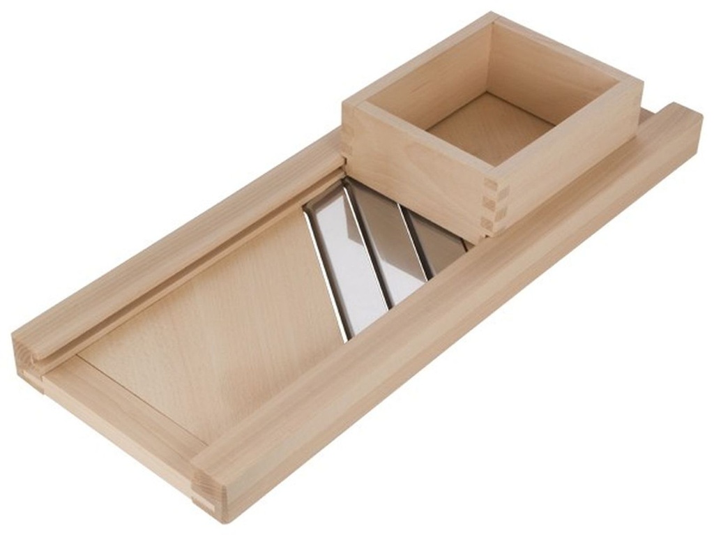 Holz Krauthobel Gemüsehobel + Schublade 80 x 29