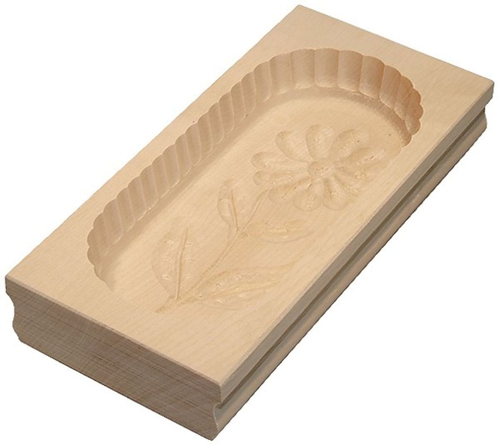 Butterform aus Ahorn Holz Margerite 125g