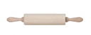 Profi-Teigroller Nudelholz Holz Walze Holzwalze 40cm Griff 9cm