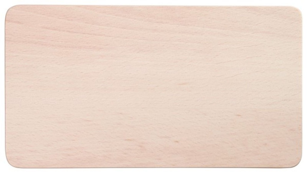 Frühstücksbrett Frühstücksbrettchen Vesperbrett eckig Buche Holz