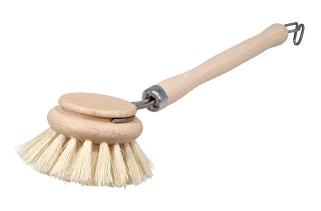 Spülbürste Topfbürste echt Fibre Holz großer Kopf 24x5,3cm