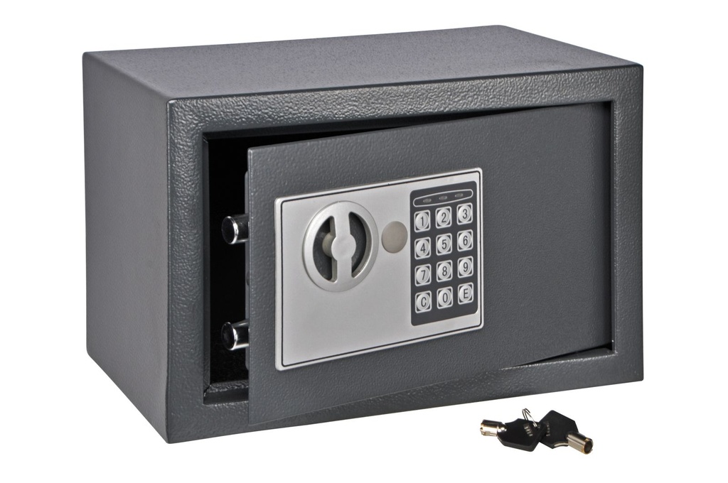 [2218] Großer Safe, Elektronik-Zahlenschloss, 31x20x20 cm