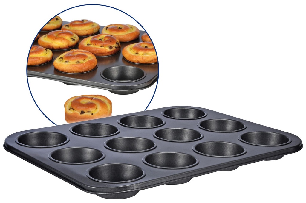 12er Muffinform Muffin Form Backform 12 Loch Antihaftbeschichtet