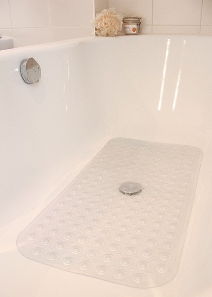 [2536] Transparente Badewanneneinlage 79x37cm