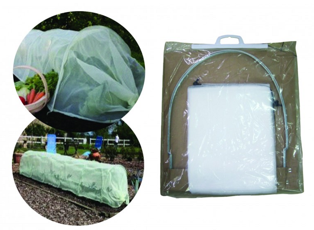 Pflanztunnel Frühbeet Vliestunnel 300x45x30cm