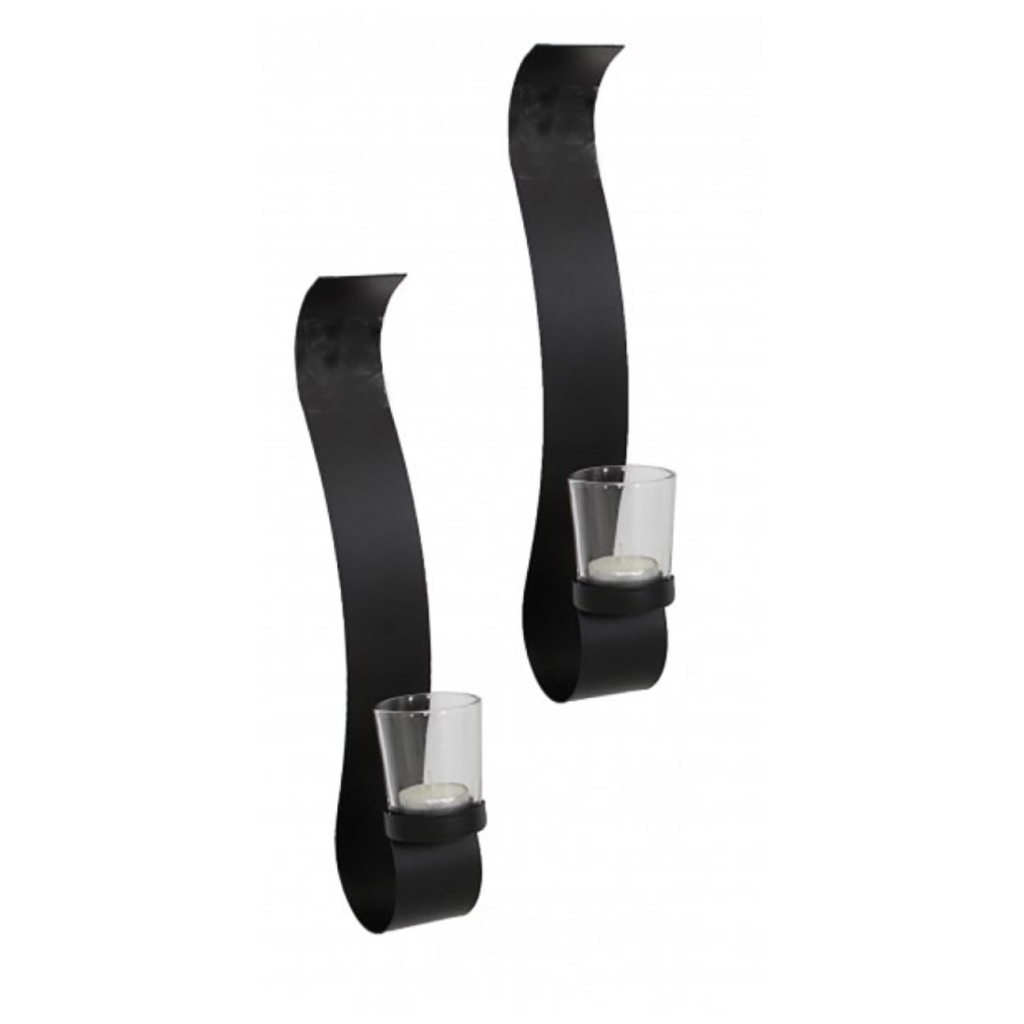 Wandkerzenhalter 2er Set Deko