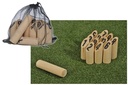 Finn-Kubb Spiel Nordisches Wurfspiel Gartenspiel Outdoor Holz