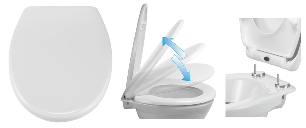 WC-Sitz Duroplast Absenkautomatik Toilette