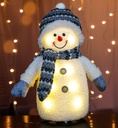 Deko Schneemann LED Weihnachten Figur