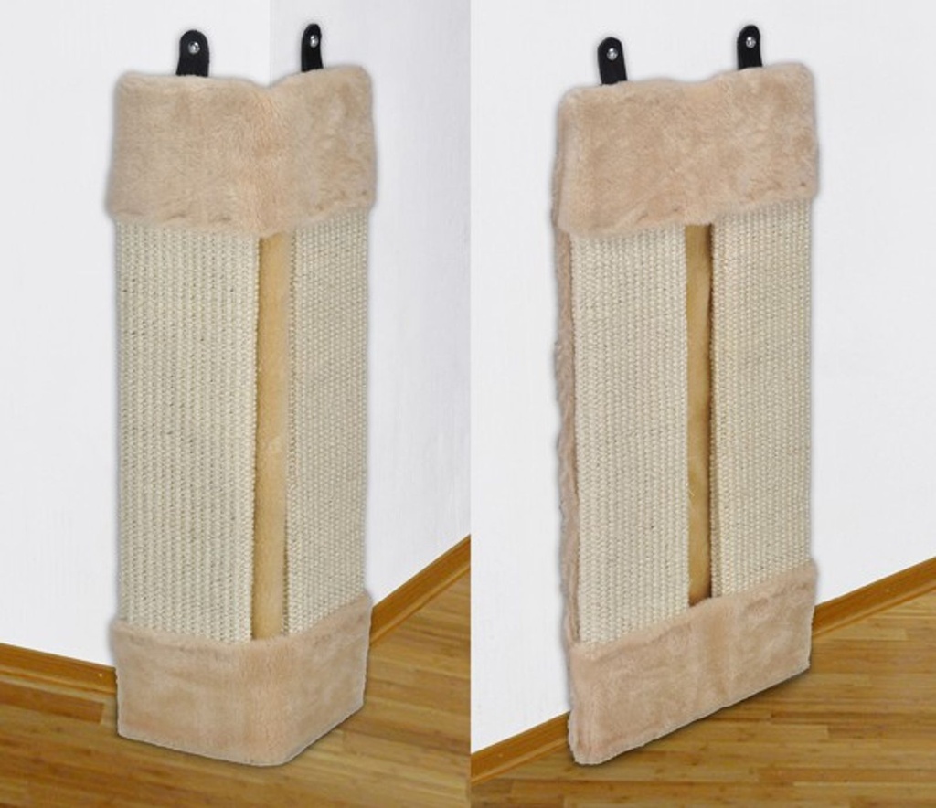 [3233] Sisal Katzenkratzbrett Katzen Kratzbrett Kantenkratzschutz Kratzecke