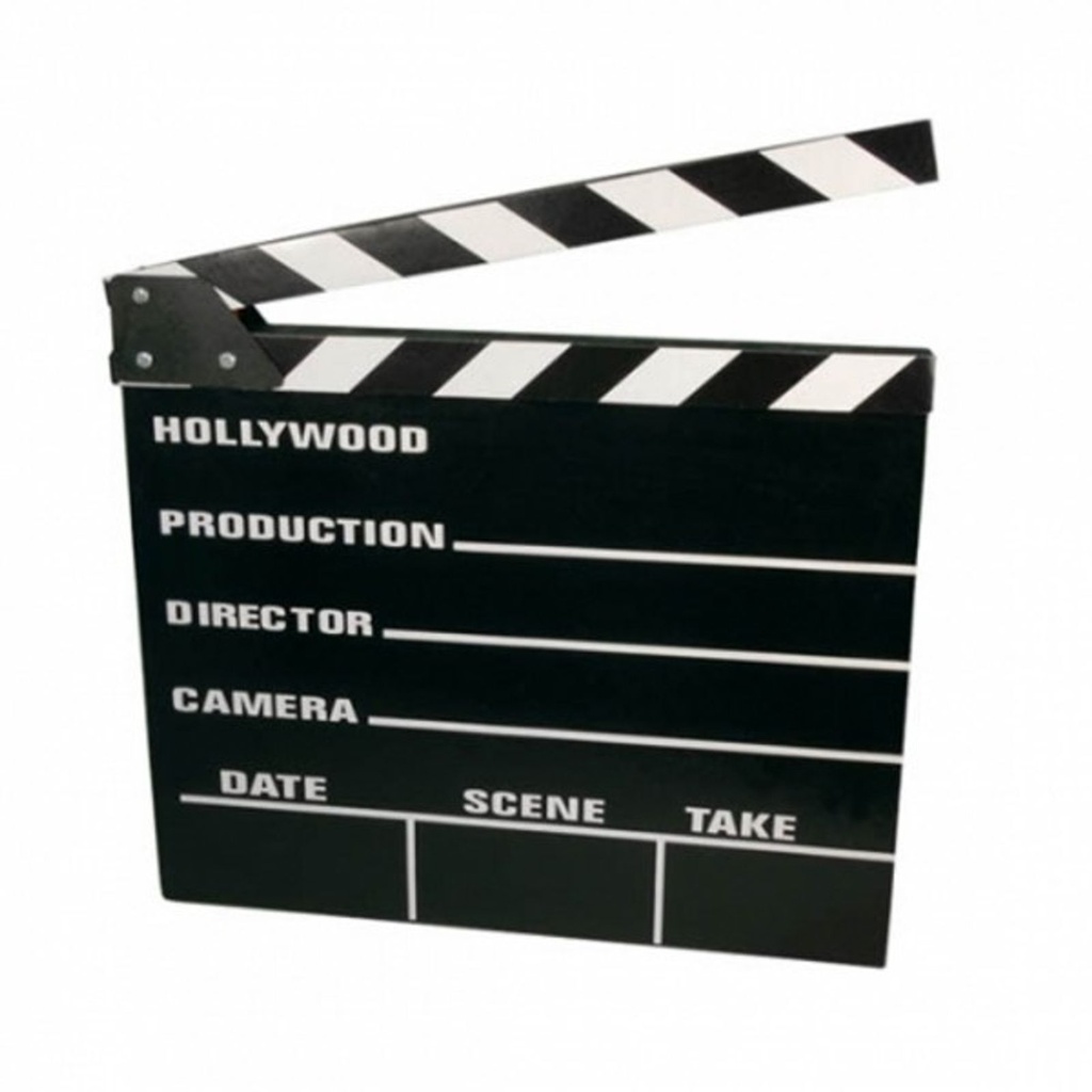[3641] Filmklappe Regieklappe Regie Film Hollywood Klappe Clapperboard 20x18cm