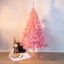 Künstlicher Weihnachtsbaum 180 cm pink mit Metallständer 600 Zweigen