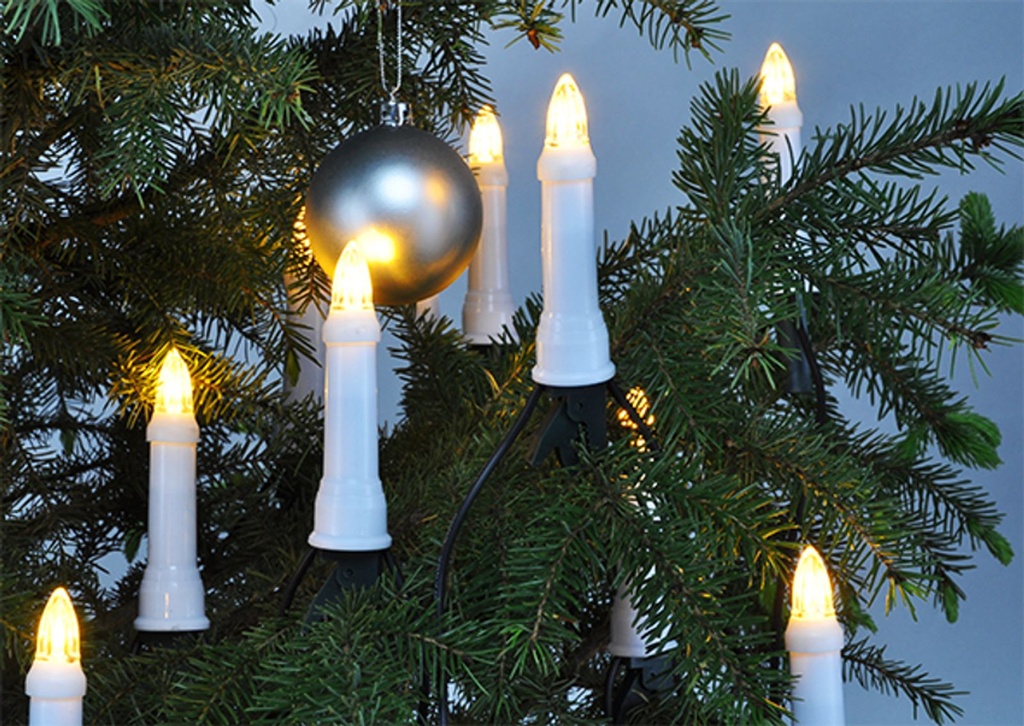 30 LED Christbaumlichterkette Weihnachtsbaum Beleuchtung Lichterkette Tannenbaum