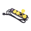 4er Steckerleiste Außen Outdoor mit Schalter