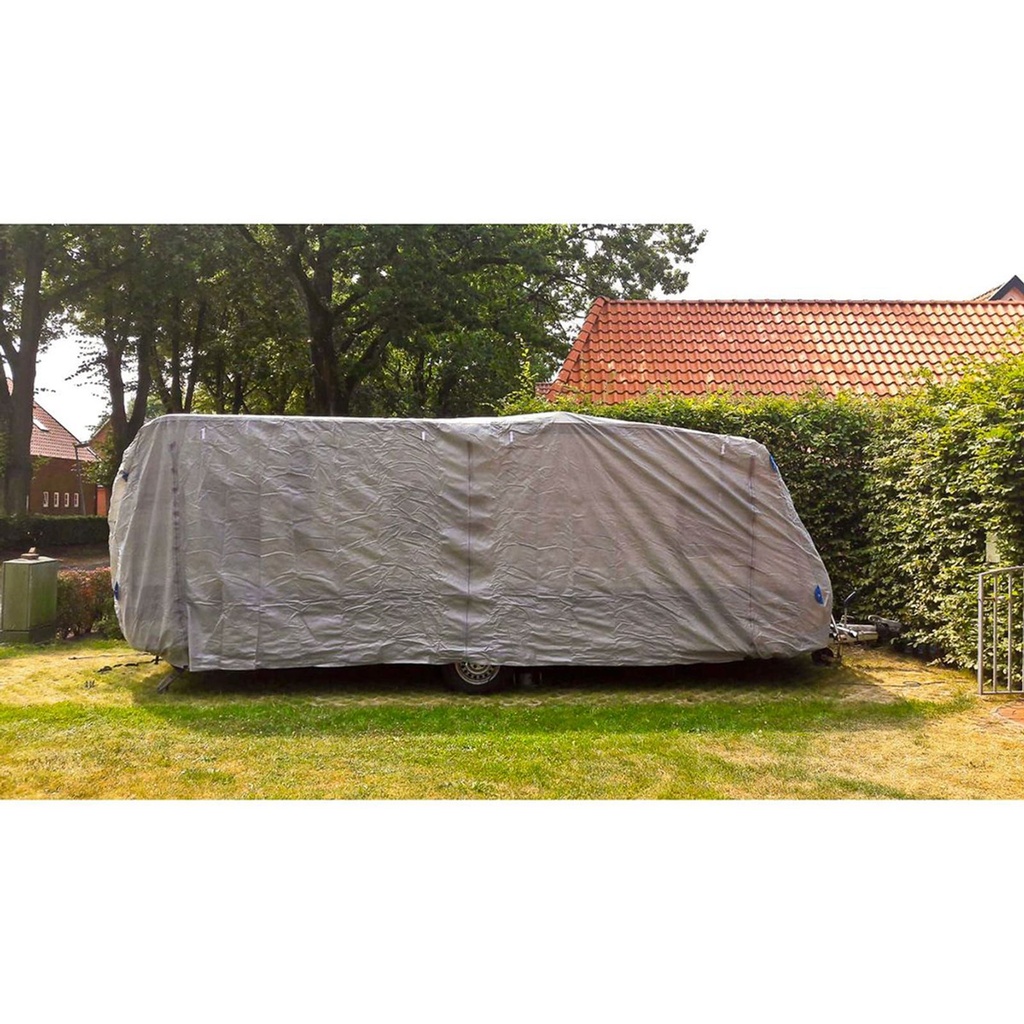 [9943] Wohnwagen Schutzhaube Abdeckhaube Schutzhülle Plane Hülle Vlies GR. M