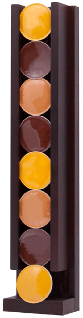 Kaffee Kapselhalter Wand Buche für 8 Kapseln