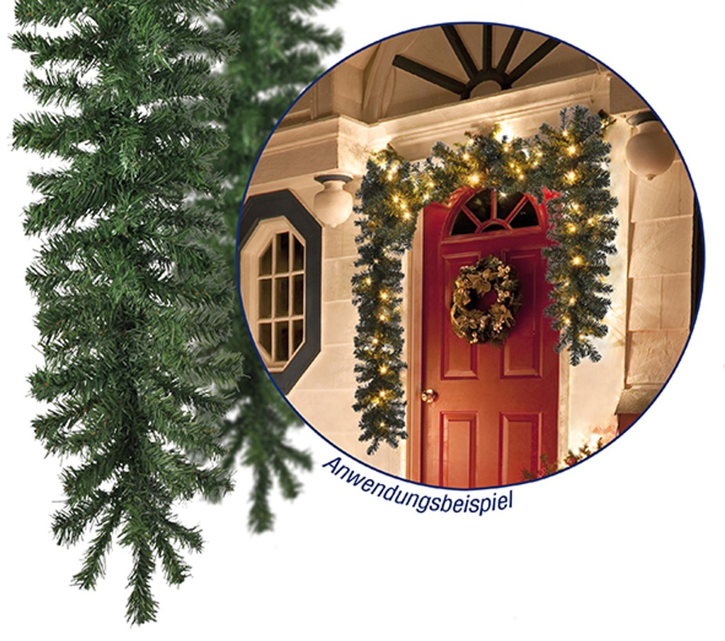 Künstliche Tannengirlande Deko 270 cm