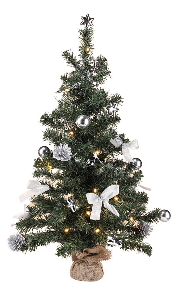 20 LED Weihnachtsbaum Christbaum Tannenbaum Baum geschmückt 75 cm