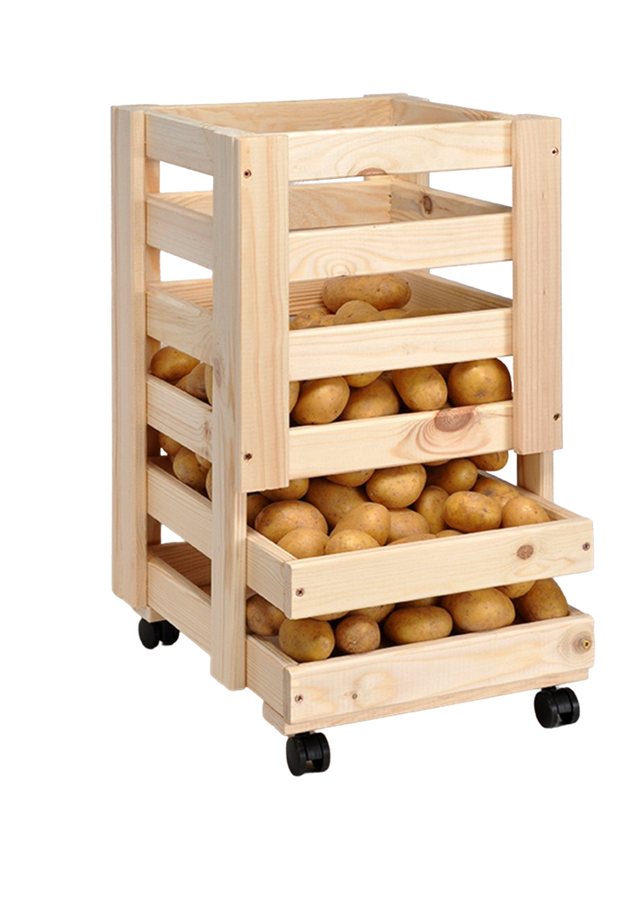 Holz Vorratskiste für Obst & Kartoffeln