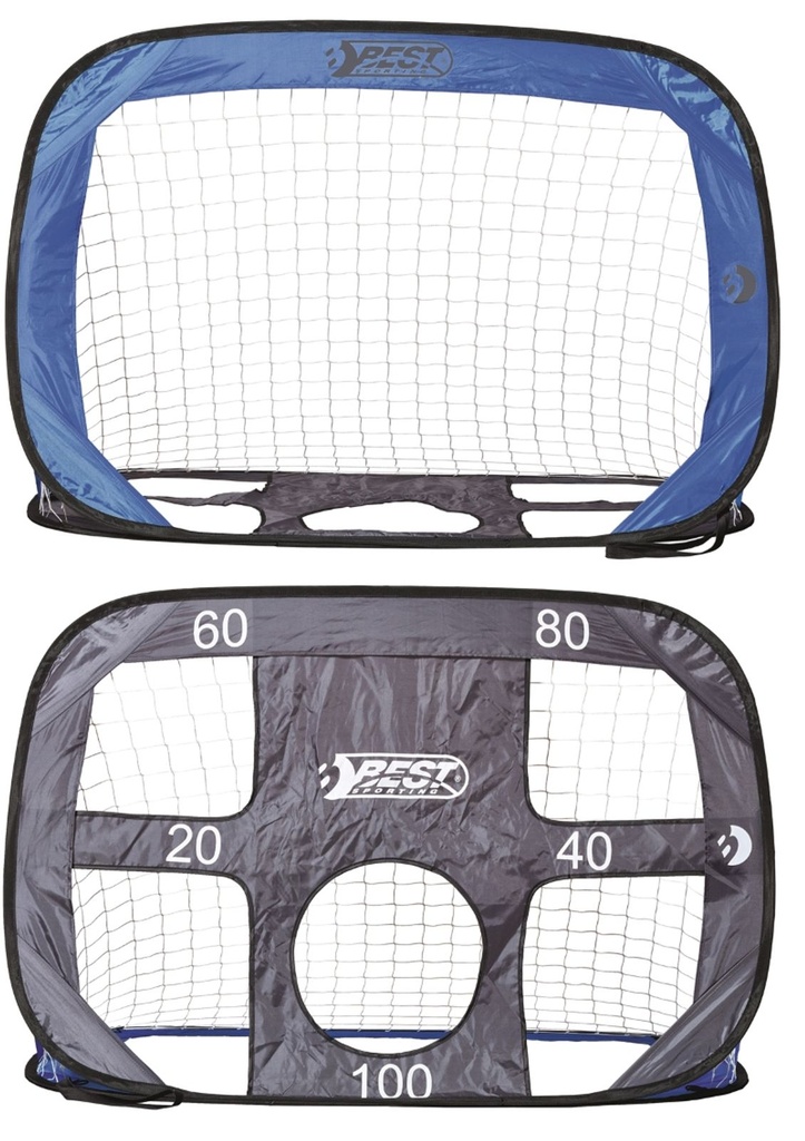 Best Sporting 2 in 1 Pop up Tor Fußballtor mit Tragetasche