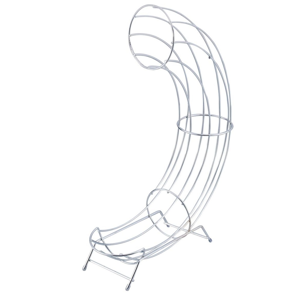 Orangen Spender Stahl verchromt