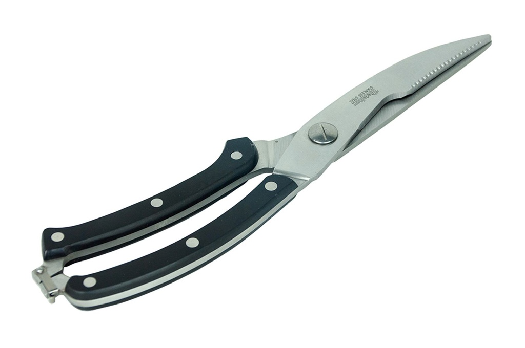 [12246] Edelstahl Geflügelschere, Fleisch-, Tranchier-, Küchenschere