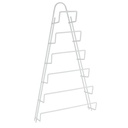 Topfdeckelhalter Deckelhalter Deckel Aufbewahrung für 6 Deckel