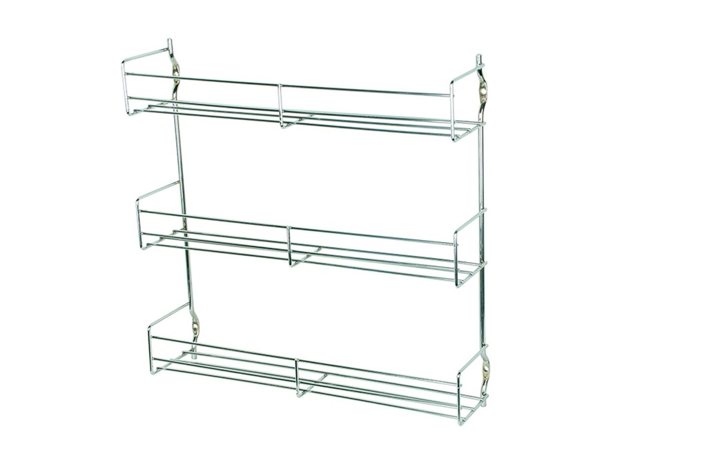 Gewürzregal Schrankregal verchromt 3 Ebenen