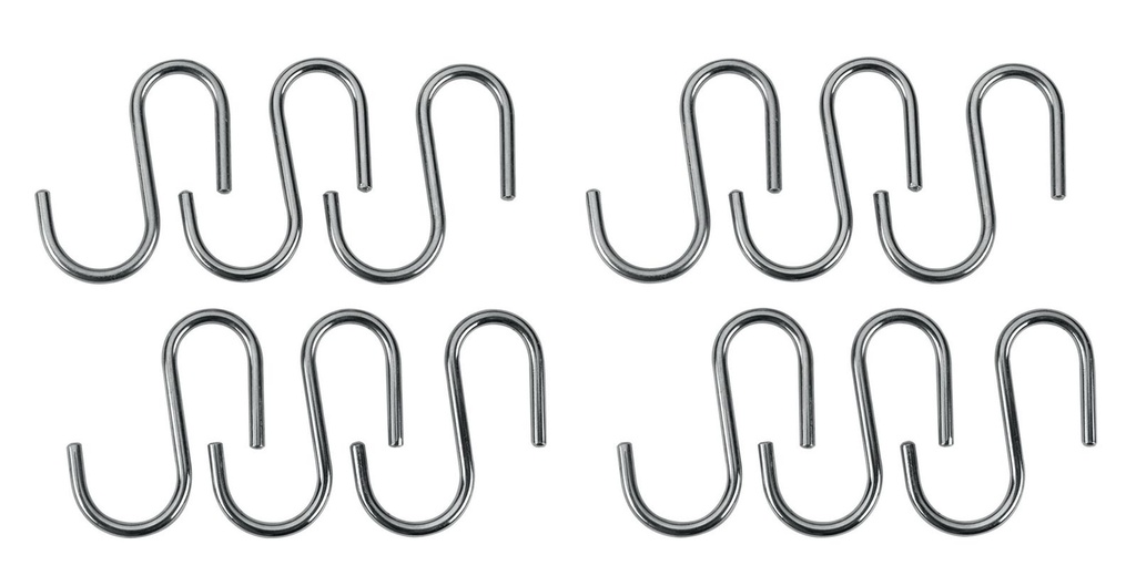 12er Set Fleischerhaken Universalhaken S-Form