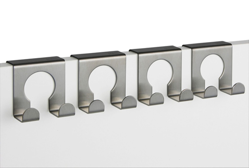 4er Set Türhaken Kleiderhaken Türgarderobe